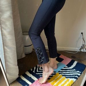 Navy ankle length pant leggings